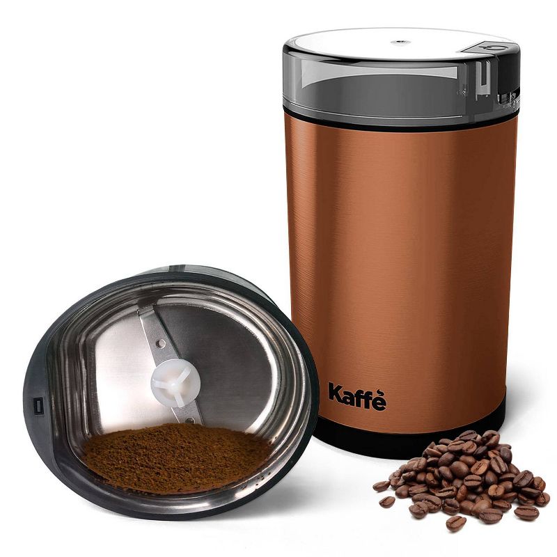 Kaffe Electric Coffee Grinder with Cleaning Brush, 2 of 5