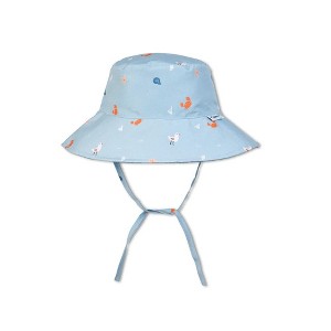 SARO Reversible Baby & Toddler Sun Hat – Wide Brim Summer Hat with UPF 50+ UV Protection, Adjustable Chin Strap - 1 of 4