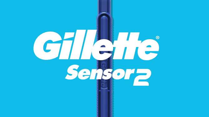 Gillette Sensor2 Base Fixed Head Men&#39;s Disposable Razors - 18ct, 2 of 8, play video