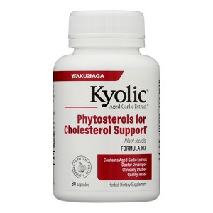 Kyolic - Aged Garlic Extract Phytosterols Formula 107 - 80 Capsules - 1 of 3