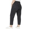 ELOQUII Women's Plus Size The Naomi Comfort Stretch Straight Leg Jean Crop - 3 of 4