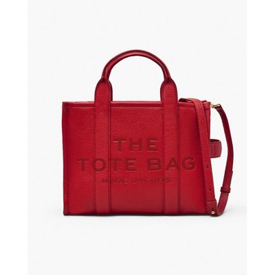 Marc Jacobs The Leather Tote Medium, True Red
