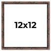 PosterPalooza | 12x12 Thin Bamboo Picture Frame, UV Acrylic, 2 Finishes - Gold and Brown - 2 of 4