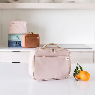 Taupe Insulated Recycled Fabric Kids Lunch Bag