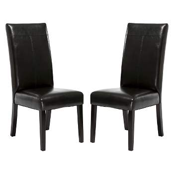 Set of 2 Lissa Dining Chair Black - Christopher Knight Home