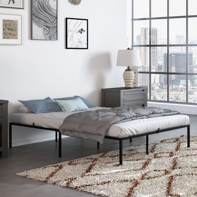 Bed Frame, Heavy Duty Metal Platform Bed, 1000LBS Capacity, Noise-Free, Anti-Sliding Slats