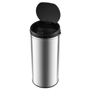 Costway 8 Gallon Automatic Trash Can Touchless Motion Sensor Waste Bin Battery Operated - 1 of 4