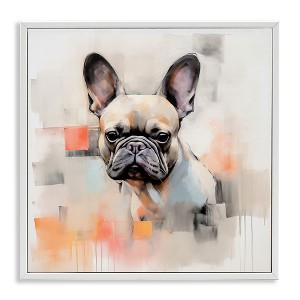 Stupell Industries French Bulldog Abstract, 17" x 17" - 1 of 4