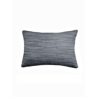 Natural Waves Black Indoor Outdoor Pillow
