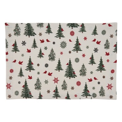 Warm Tree Cold Tree Placemat by CharVoz Studio