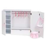Our Generation Wooden Wardrobe - Closet for 18" Dolls