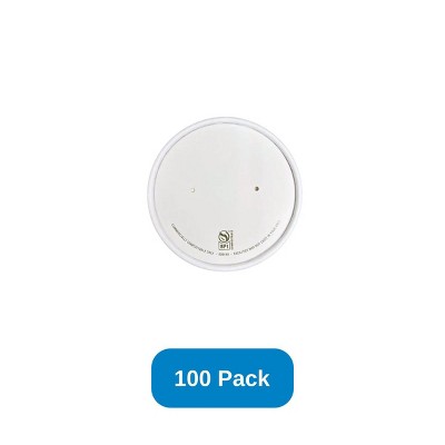 Planet+ Paper Lid for 8 oz Paper Food Container - Pack of 100