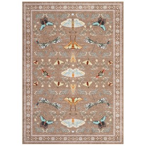 Insect Washable Soft Area Rugs for Living Room Bedroom Dining Room Stain Resistant Ultra-Thin Non Slip Rug Large Carpet for Office Nursery Bedroom - 1 of 4