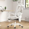 Fontoi Task and Office Chairs, Ergonomic Office Chair with Adjustable Lumbar Support, Home Office Desk Chair with Headrest, Beige, 24.8"*24.8"*49.2" - 3 of 4