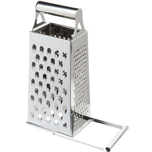Cheese Grater Stainless Steel Square Comfortable Grip Coarse
