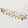 2.25"H Sullivans Floral Long Metal Serving Tray, Multicolored - 4 of 4