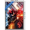 Trends International Sonic The Hedgehog 3 - Shadow Motorcycle One Sheet Framed Wall Poster Prints - 3 of 4
