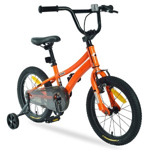 16 Inch Road City Bike For Toddlers Kids, Steel Frame Road Bike With Training Wheels, Lightweight Kids City Bike - 1 of 4