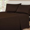 Luxury Cotton 530 Thread Count Solid Deep Pocket Bed Sheet Set by Blue Nile Mills - 2 of 4