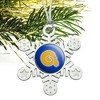 Albany State University Primary Logo Metal Snowflake Christmas Tree Holiday Ornament - 2 of 3