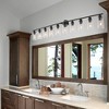 BAOURE Modern Vanity Light, Bathroom Light Fixtures for Expansive Bathrooms, Wall Lamp with Clear Glass for Mirror, Living Room - 4 of 4