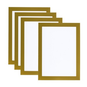 Unique Bargains Waterproof Picture Photo Frame Display Magnetic Sign Holders 4 Pcs - 1 of 4
