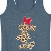 Women's - Disney - Minnie Leopard Fill Graphic Racerback Tank - 2 of 4