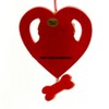 Kurt S. Adler 4.5 Inch Dog Breed In Heart W/Bone Ornamnt Resin Canine Christmas Tree Ornaments - 2 of 2