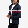 X RAY Full Zip Hooded Sweater With Stripes & Faux Shearling Lining - 3 of 4