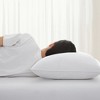 Peace Nest Set of 2 Soft Goose Feather Bed Pillows with Quilted Design - 3 of 4