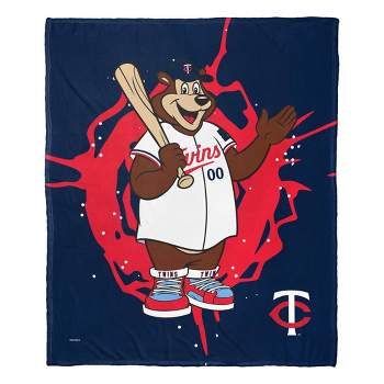 50"x60" MLB Minnesota Twins Mascot Silk Touch Throw Blanket