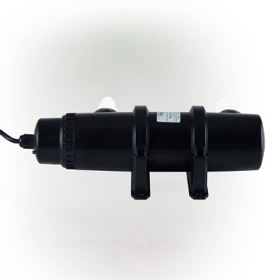 9-Watt Black UV Clarifier for Outdoor Water Features