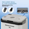 Electric Cooler and Warmer w/ Handle, 35QT (33 L) Portable Thermoelectric Fridge, 110V AC & 12V Adapter 32-131℉ Car Fridge Cooler for Camping - 4 of 4