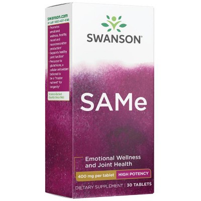 Swanson Same - High Potency 400 mg 30 Tablets.
