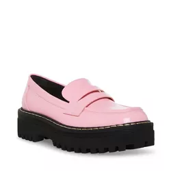 Madden Girl Harmony Slip On Loafer - Pink Patent, Size: 8