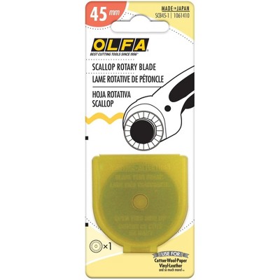 OLFA Decorative Edge Rotary Blade 45mm-Scallop