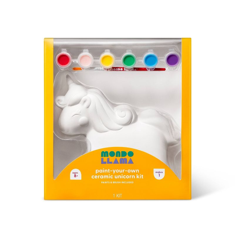 Paint-Your-Own Ceramic Unicorn Kit - Mondo Llama&#8482;, 1 of 12