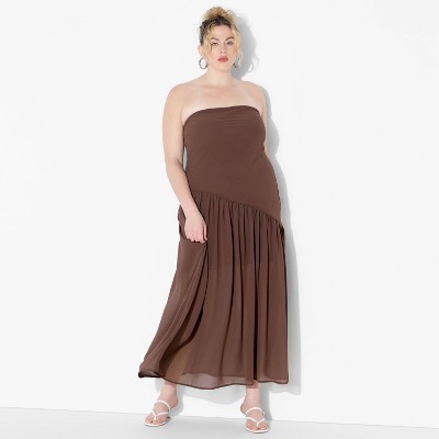Women's Drop Waist Tube Maxi A-Line Dress - Wild Fable™