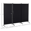 6' 3 Panel Room Divider, Indoor Privacy Screen for Home - 3 of 4