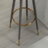 Resenkos Counter Bar Stools, Counter Stool,Counter Height Bar Stools Set of 2 for Kitchen Counter Solid Wood Legs Gray - 2 of 4
