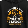 Women's - Yellowstone - You Need A Ride To The Train Station Cropped Graphic Hoodie - 2 of 4