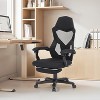 MaseiKar Ergonomic Office Chair, Office Computer Desk Chair with Footrest, Back Lumbar Support Flip-up 3D Armrest Executive Rolling Swivel Task Chairs - 3 of 4
