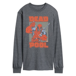 Men's - Marvel - Deadpool Katana Long Sleeve Graphic T-Shirt - 1 of 3