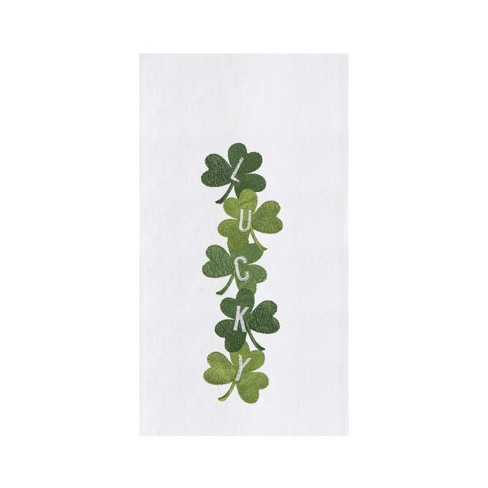 Shamrock Waffle Kitchen Towels Set of 2