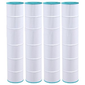 Hurricane 4 Pack HF7482-04 Advanced Pool Filter Cartridge Replacement for PJAN145, Unicel C-7482, Filbur FC-0820, Jandy Industries CL580, CV580 - 1 of 4