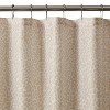 LunaLulinlk Abstract Leopard Fabric Shower Curtain - 2 of 4