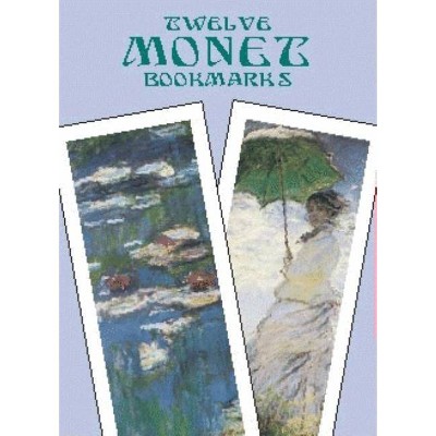 Twelve Monet Bookmarks - (Small-Format Bookmarks) by  Claude Monet (Paperback)