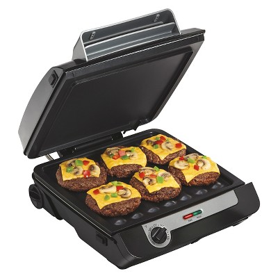 Hamilton Beach 3-in-1 MultiGrill 100" Griddle/Indoor Grill - 25600