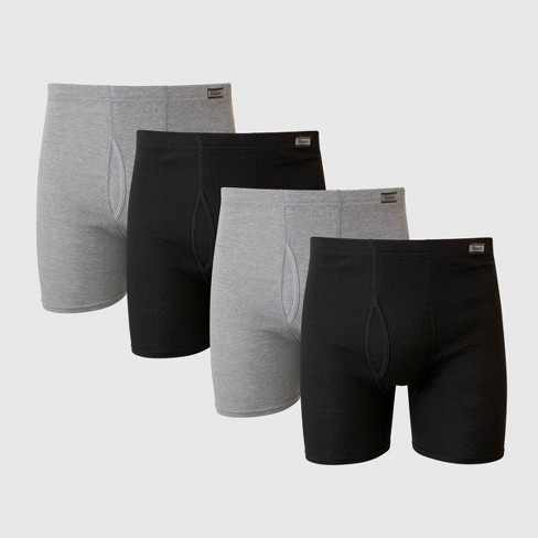 Hanes Men's Comfort Soft Waistband Boxer Briefs 4pk - Black/gray Xxl :  Target