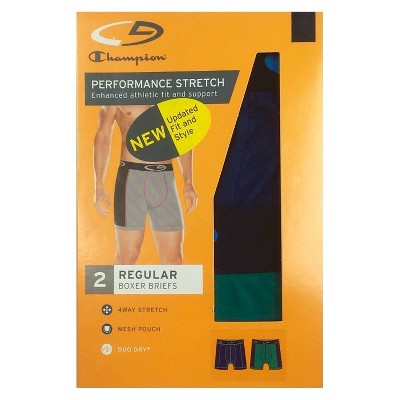 champion performance stretch boxer briefs